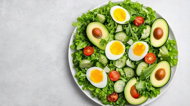 Delicious and Healthy Avocado Egg Salad