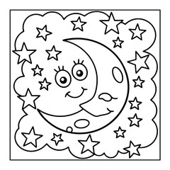 Obraz premium cartoon coloring pages 