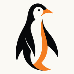 penguin vector icons