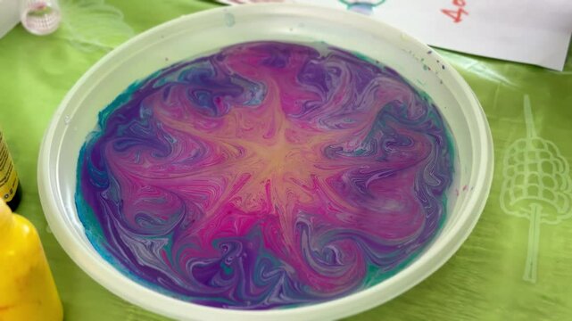 water painting technique obru