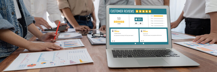 Customer experience and review analysis by brisk computer software for corporate business