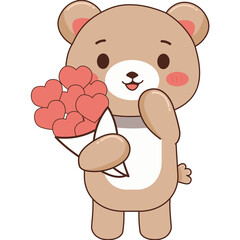 Teddy bear with heart