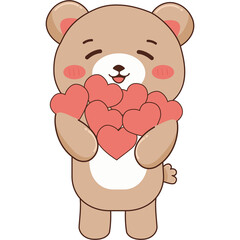 Teddy bear with heart