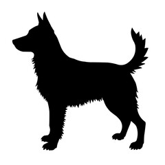 vector illustration of a dog
