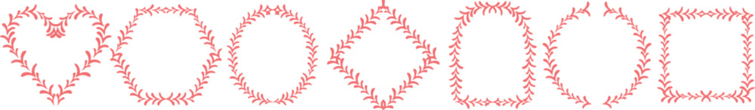 Leaves Minimalist frame