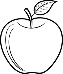  apple silhouette, fruit shape, healthy icon