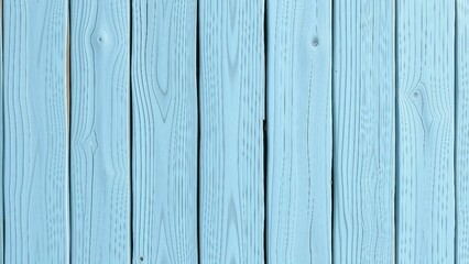 Fototapeta premium Hellblauer Holzhintergrund mit deutlicher Maserung – frisch, freundlich und vielseitig für kreative Designs einsetzbar.