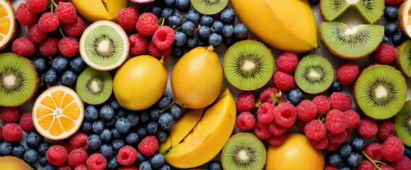 colorful fruits background