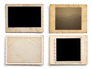Vintage Photo Frames Collection: Blank Spaces for Cherished Memories, Nostalgic Design & Storytelling