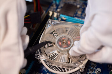 The Precision Maintenance of Computer Components Should Be Done with Proper Care and Attention