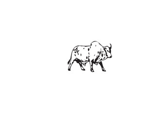 Cow Vector Icon II Bull vector icon...Cow....
