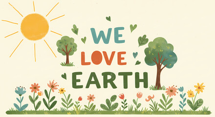 We Love Earth: A Vibrant Celebration of Nature
