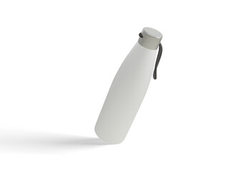 Matte Thermos Bottle Mockup