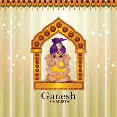 Happy ganesh chaturthi festival background