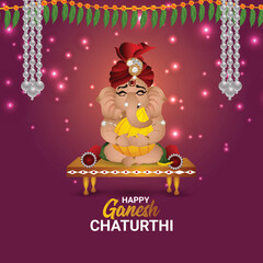 Ganesh chaturthi indian traditional festival background