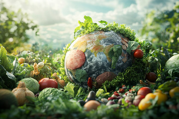 the importance of sustainable eating habits, focusing on the environmental impact of food production and waste 