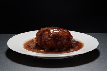 日本のチーズインハンバーグ ほぼ横