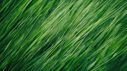 Abstract green textured background with diagonal lines.