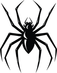  spider silhouette, long legs, creepy insect
