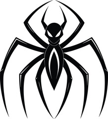  spider silhouette, long legs, creepy insect
