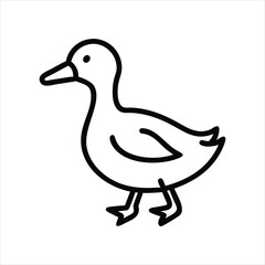 Duck waddling vector