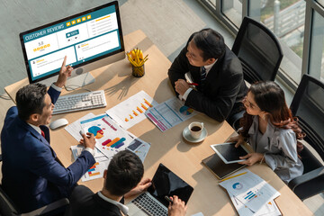 Customer experience and review analysis by modish computer software for corporate business