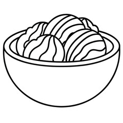 vector illustration of a cake