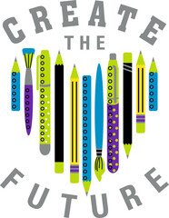 coloring pencil vector