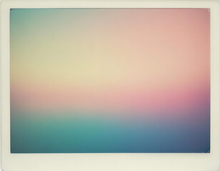 Pastel Gradient Background in Polaroid Frame