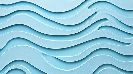 Fototapeta premium Light blue wavy pattern