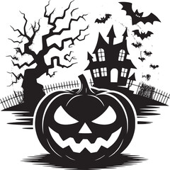 Black and white graphic of a storm cloud with lightning and falling rain drops