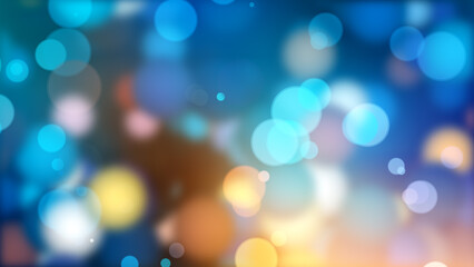 4K colorful blurred background with bokeh lights.