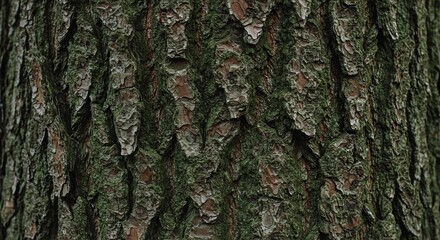 Obraz premium Close-up of textured tree bark (1)