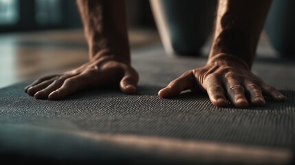 Practicing yoga poses for better flexibility and strength during morning routine