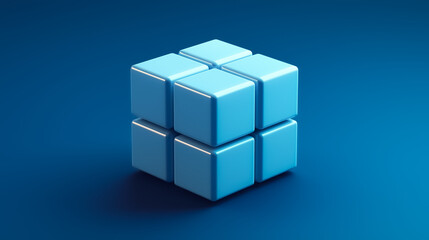 Obraz premium Colorful Digital Logic Matrix: Modular Solution, Abstract Network, and Futuristic Technology Background for Innovation and Connectivity