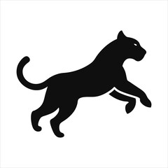 Tiger jumping vector