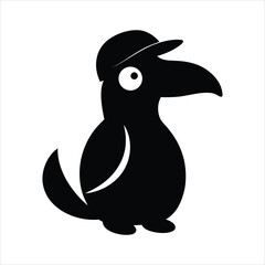 Tortoise walking wearing glasses vector