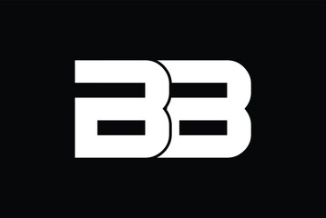 Letter B or BB logo vector illustration sign symbol for any company. © creativeee