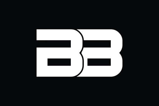 Letter B or BB logo vector illustration sign symbol for any company.