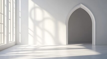 Obraz premium Empty room with archway