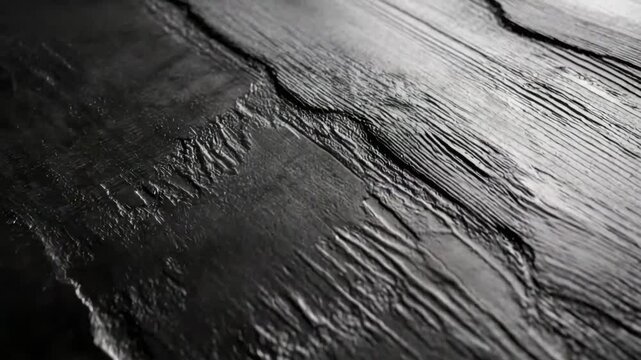 The surface exhibits a matte grey composite texture, enhancing interiors with its industrial chic appeal. The flat yet visually rich quality creates a modern and sleek atmosphere.
