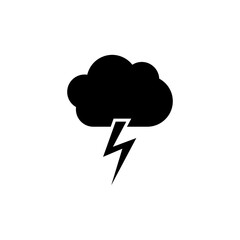 cloud with lightning icon