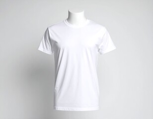 Blank white t-shirt on mannequin (1)