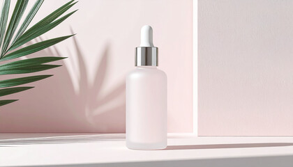 Serum in a glass vial