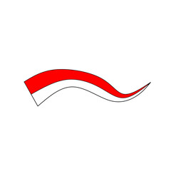 Indonesian national flag 