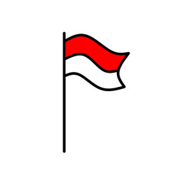 Indonesian national flag 