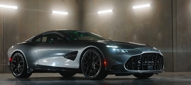 Aston Martin, Vanquish black sports car
