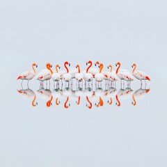 Fototapeta premium heir elegant reflections create a perfect