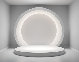 Soft beige paper waves abstract 3D landscape