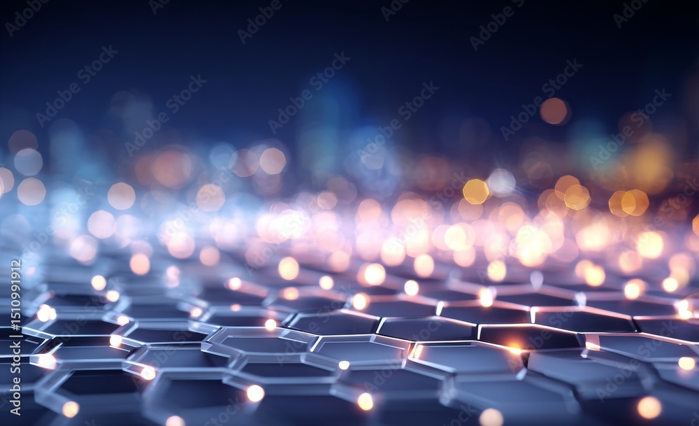 Poster cyber big data flow, blockchain data fields, and network connections form a stream that represents t